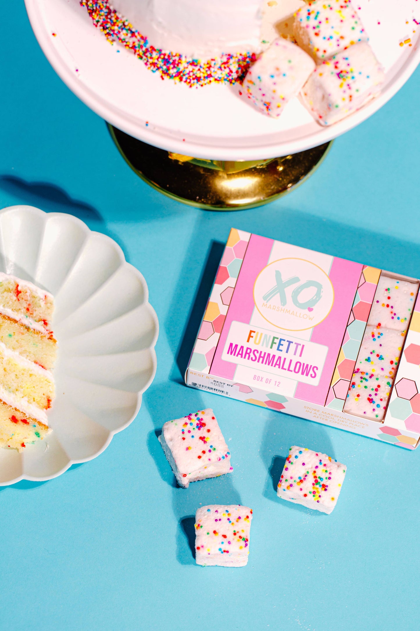 Funfetti Marshmallows - Gluten Free, Peanut Free, Dye Free