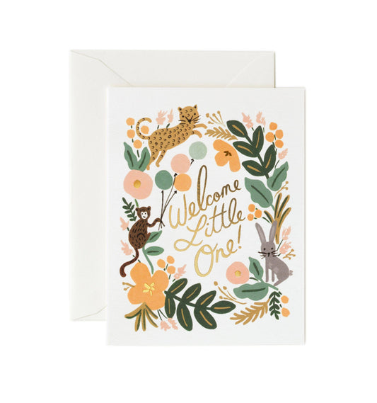 Menagerie Baby Card - Lake Oswego Flowers