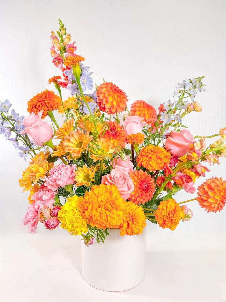 Luxe Arranged flowers in Vibrant palette, Portland Metro same-day delivery