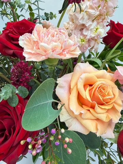 Sweetheart Wrapped Bouquet - Lake Oswego Flowers