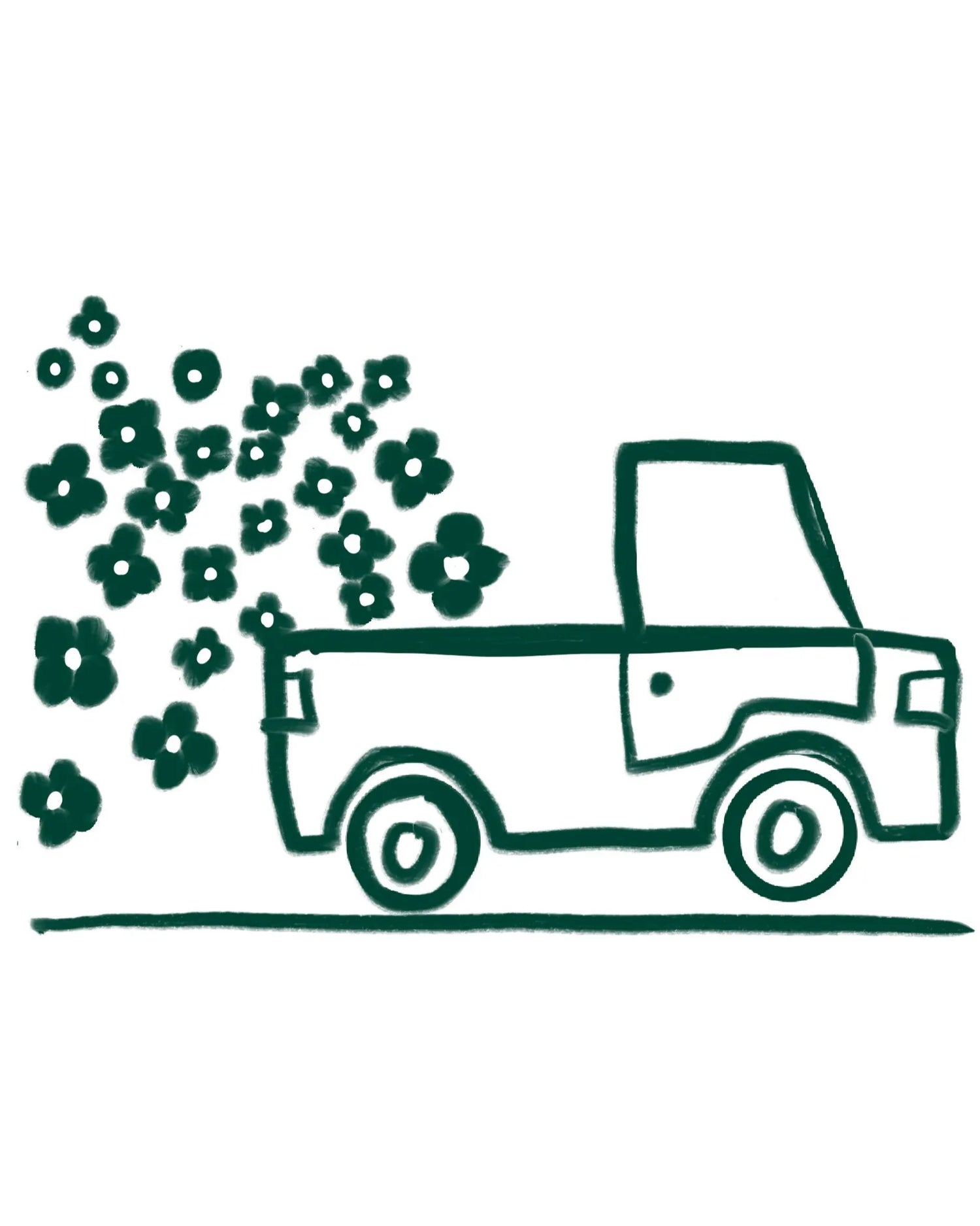 Lake Oswego Flowers - Flower Delivery Truck Image