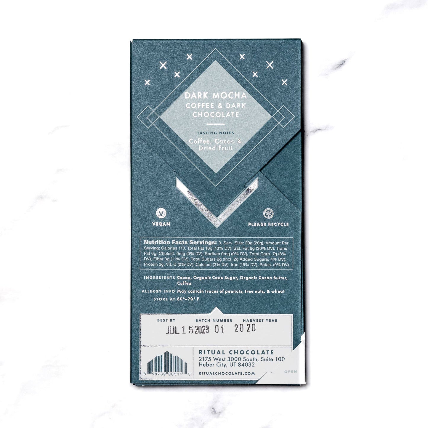 Ritual Chocolate - Dark Mocha, 60% Cacao - Lake Oswego Flowers